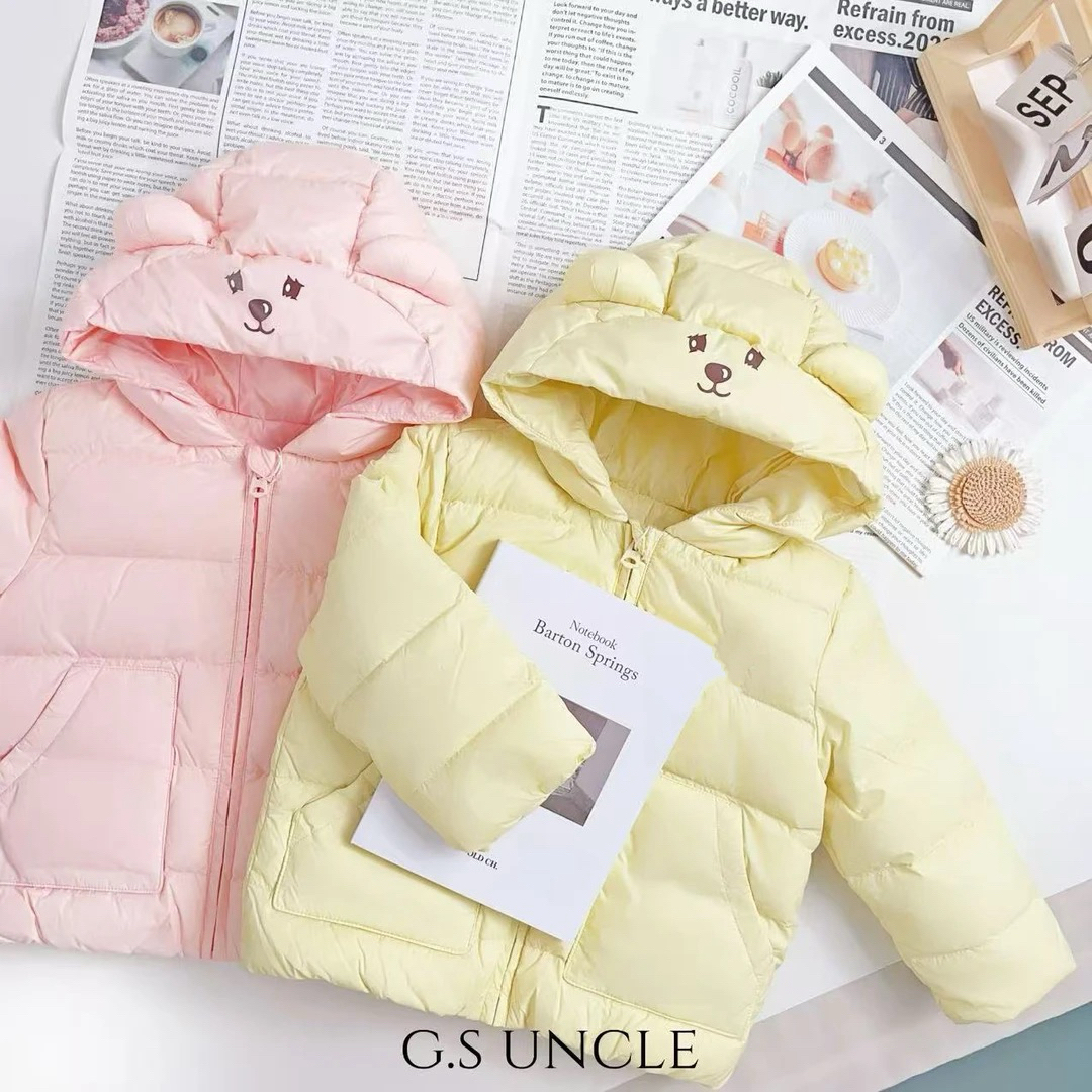 【】YR25003儿童新品2025冬季羽绒服百搭简约羽绒服女宝童装