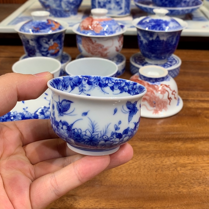 晓月柴窑 蝶恋花卢氏杯