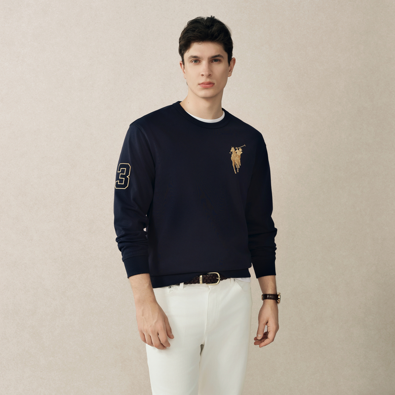 POLOWALK秋冬新品男士通勤圆领卫衣W51210011