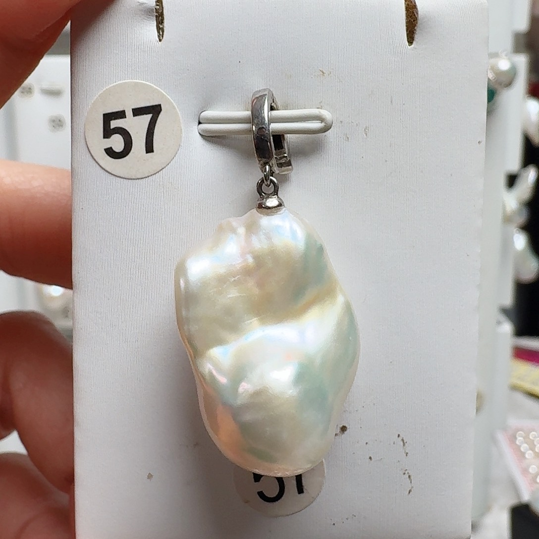 淡水珍珠颈饰银S925镶嵌