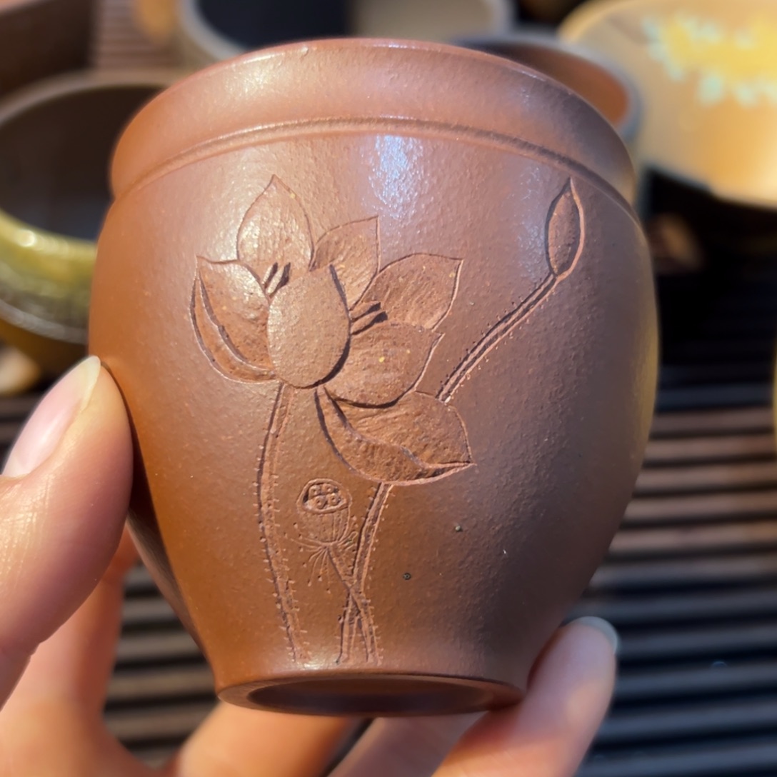 茶杯紫砂微瑕不退不换