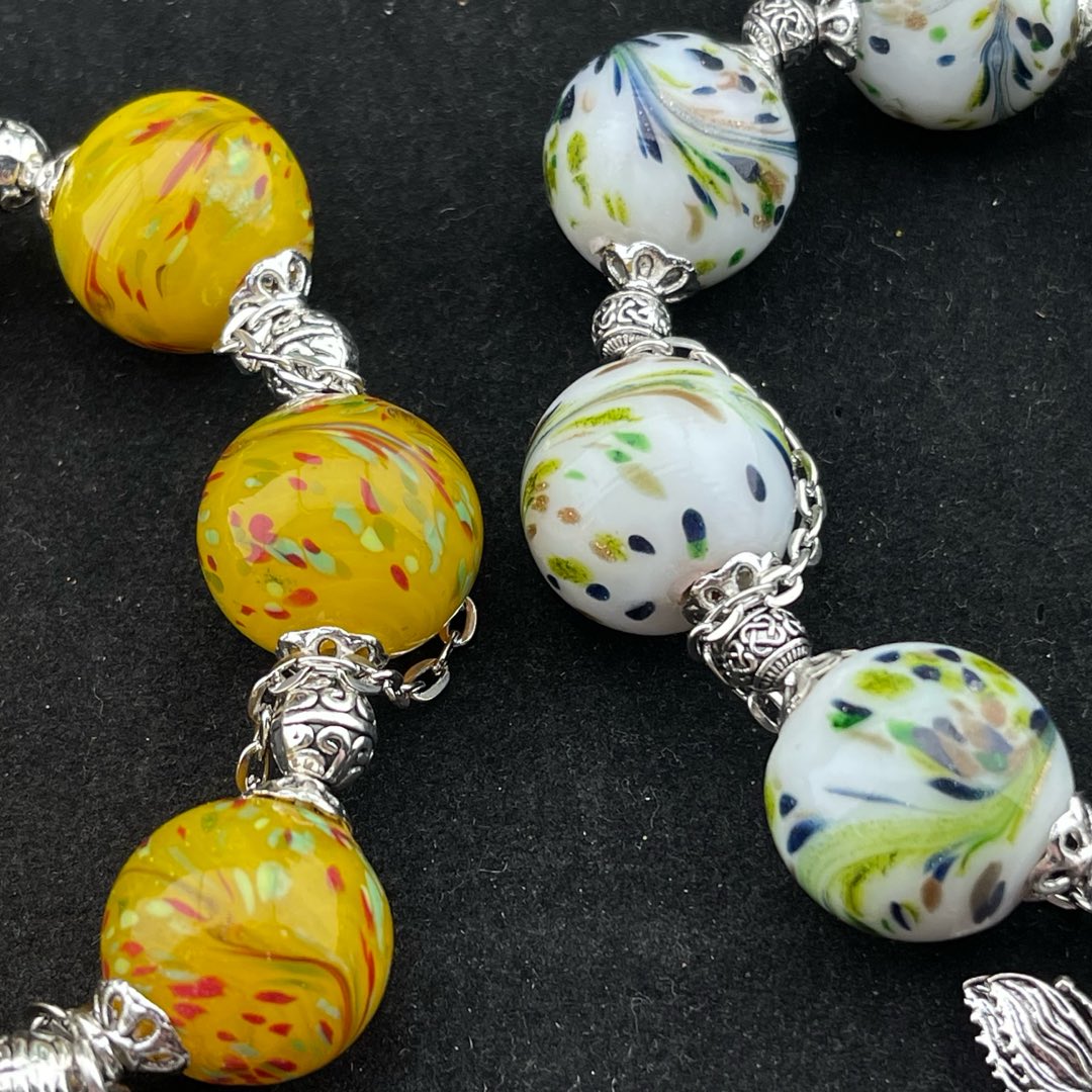 铜合金琉璃手链 新款凤尾手链手工时尚长款民族风重工气质单圈宫