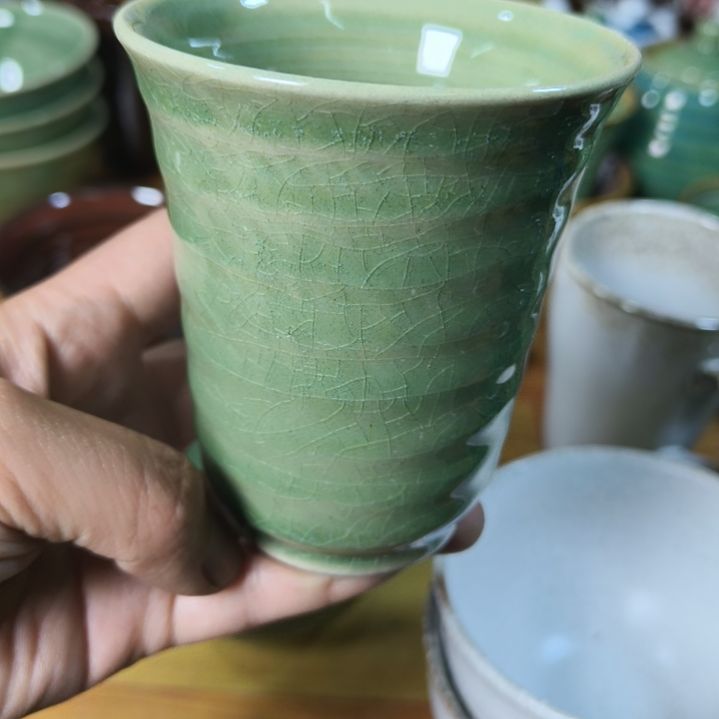 盘磁州窑五厂盘碗壶杯