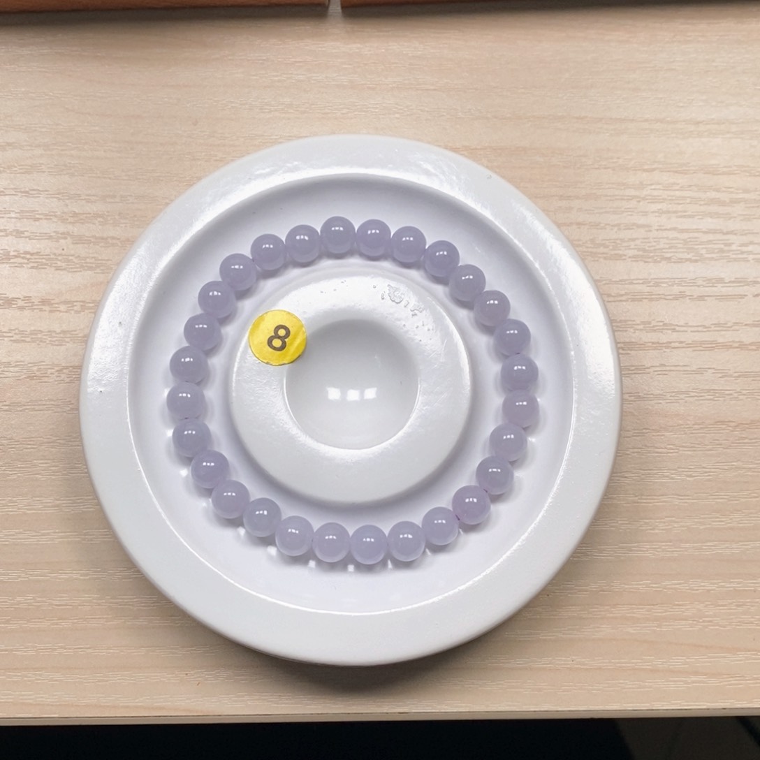 翡翠手串未镶嵌卡 6+