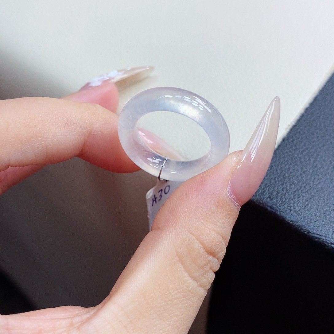 未镶嵌戒指翡翠13-14号