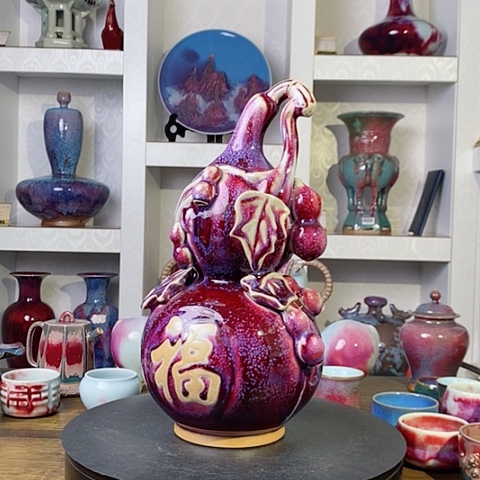 摆件禹州神后钧瓷原产地~