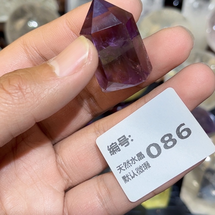 水晶摆件未镶嵌六棱柱