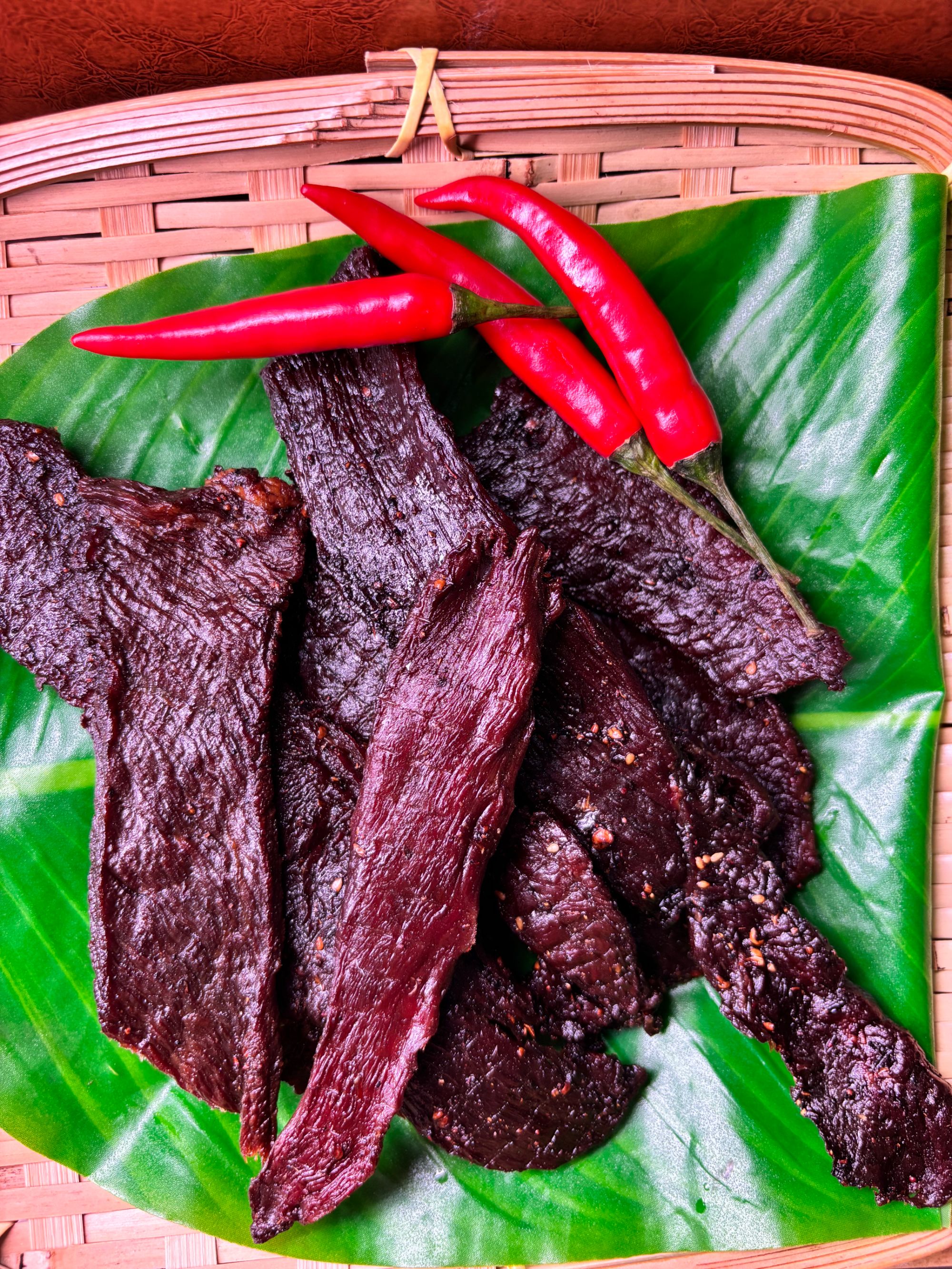 巴两两香辣猪肉干巴