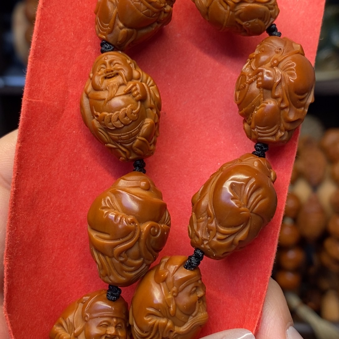 橄榄核手串/手链财神1.8