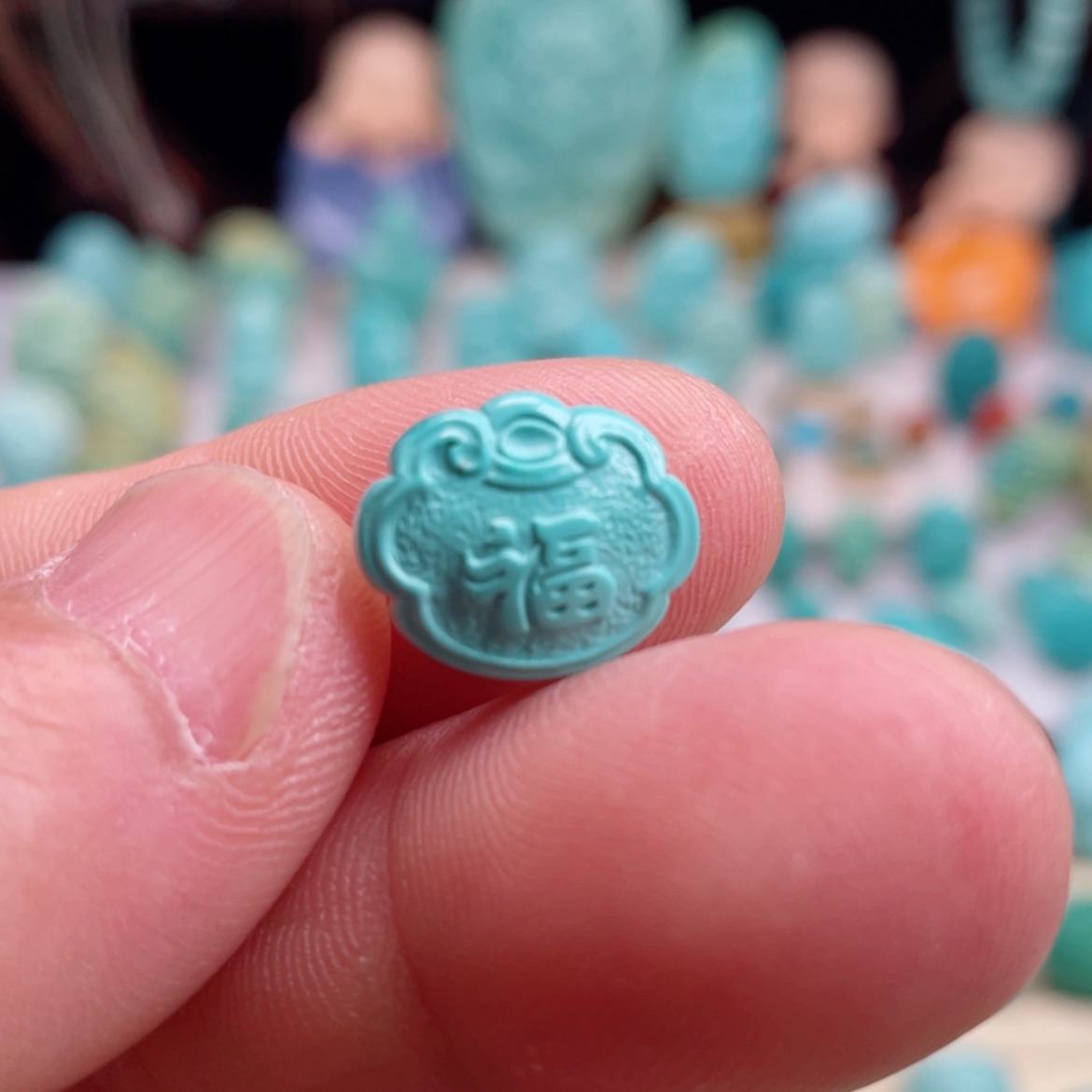 【闪购商品】绿松石吊坠(不含链)未镶嵌