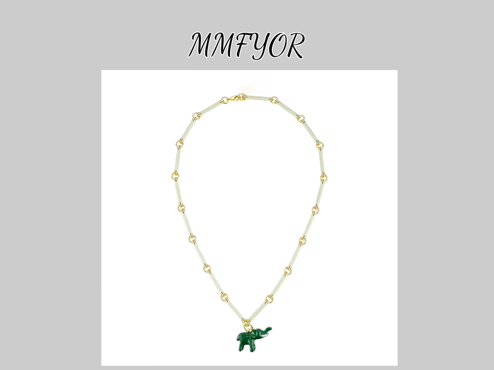 锌合金项链 "吉象如意“项链888#P02367