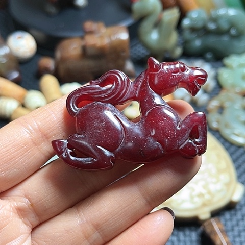 白玉菩提吊坠摆件