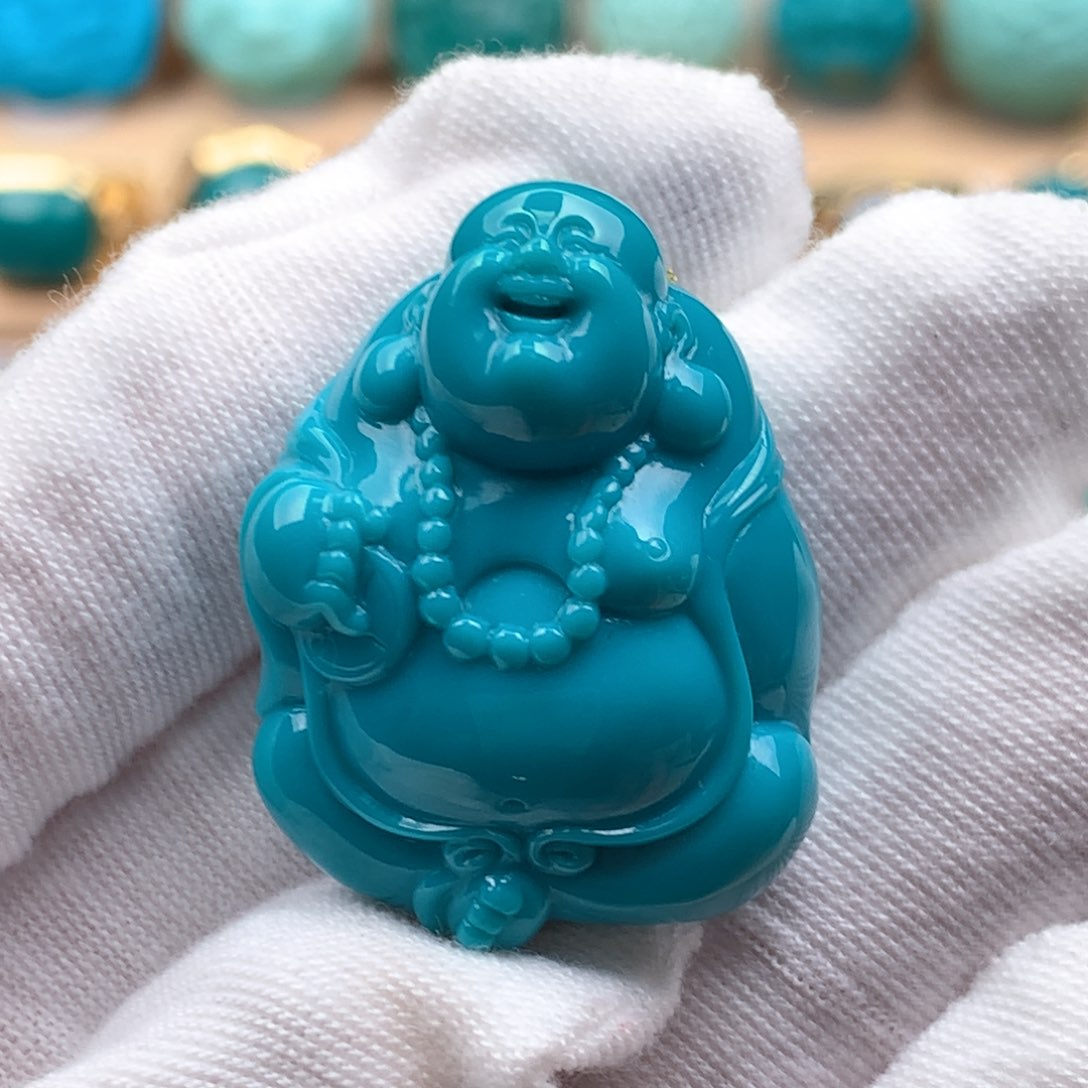 绿松石珠宝奇石未镶嵌