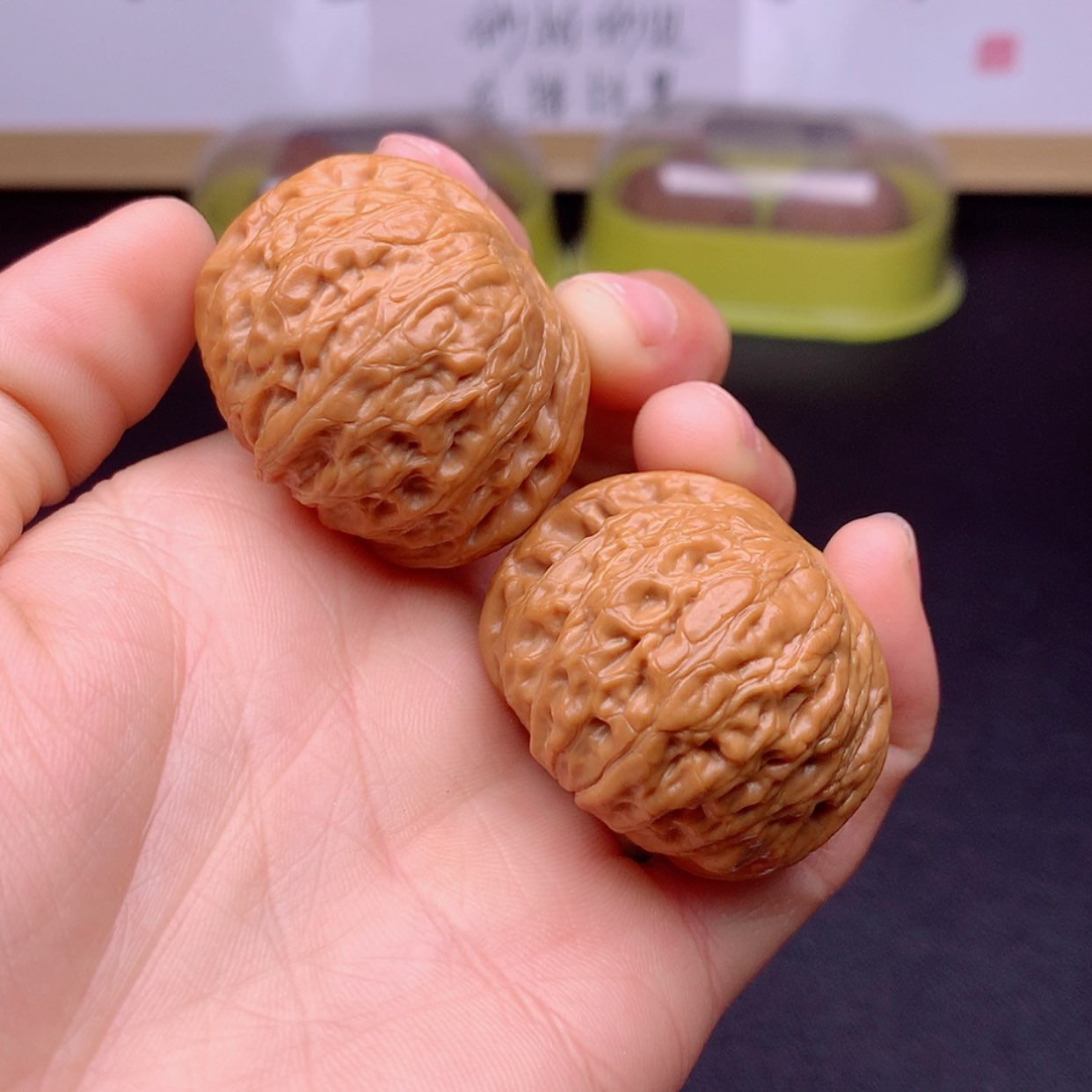 【闪购商品】文玩核桃把件铁锤39微修