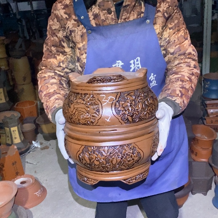 紫砂花盆紫砂花盆盆栽花卉苗木种植