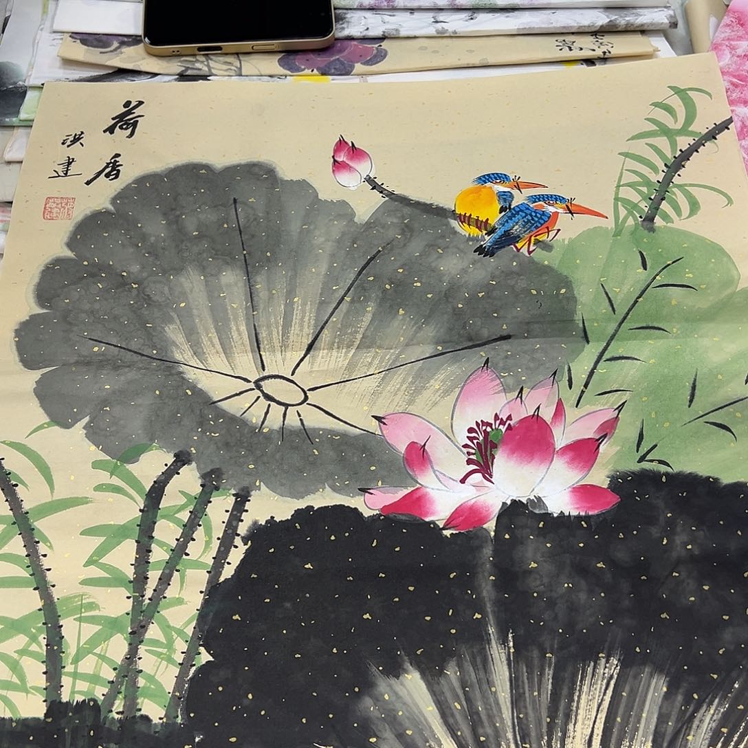 国画国画纯手绘作品