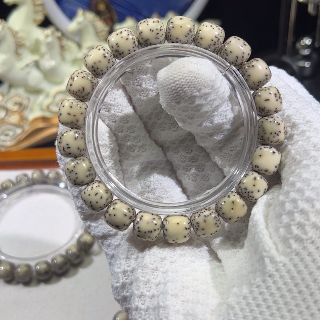 星月菩提吊坠卡11奶奶灰双留白