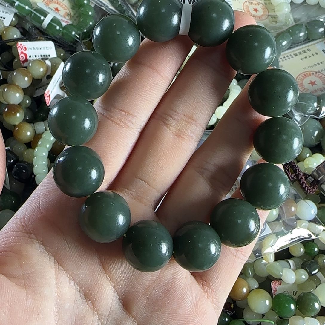 和田玉手链未镶嵌266