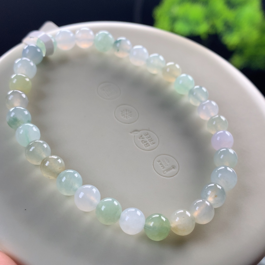 翡翠未镶嵌手链卡6