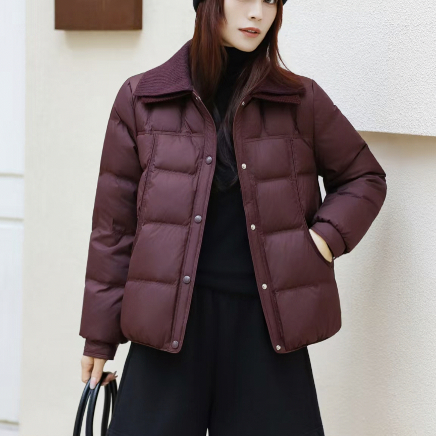 高货时尚洋气小款羽羽衣