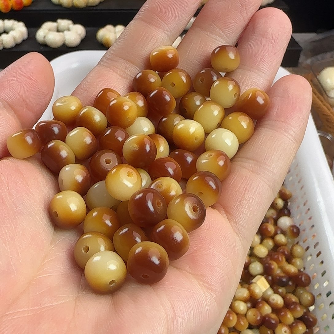 手串菩提根/象牙果卡10炭烧桶500颗批发