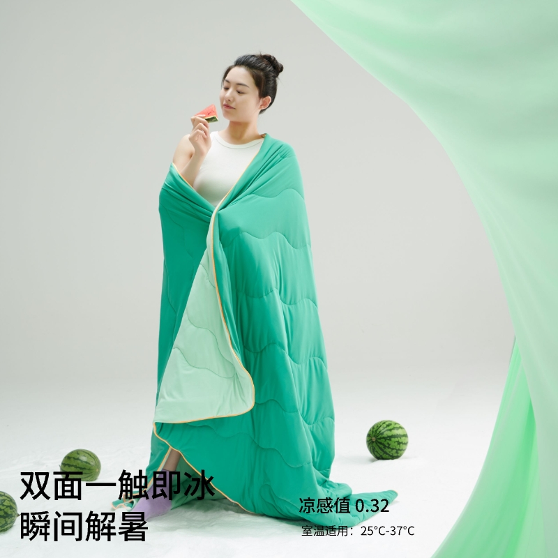 躺岛2025 瓜瓜纤维升级款经典瓜 Chillcream即刻凉感夏被