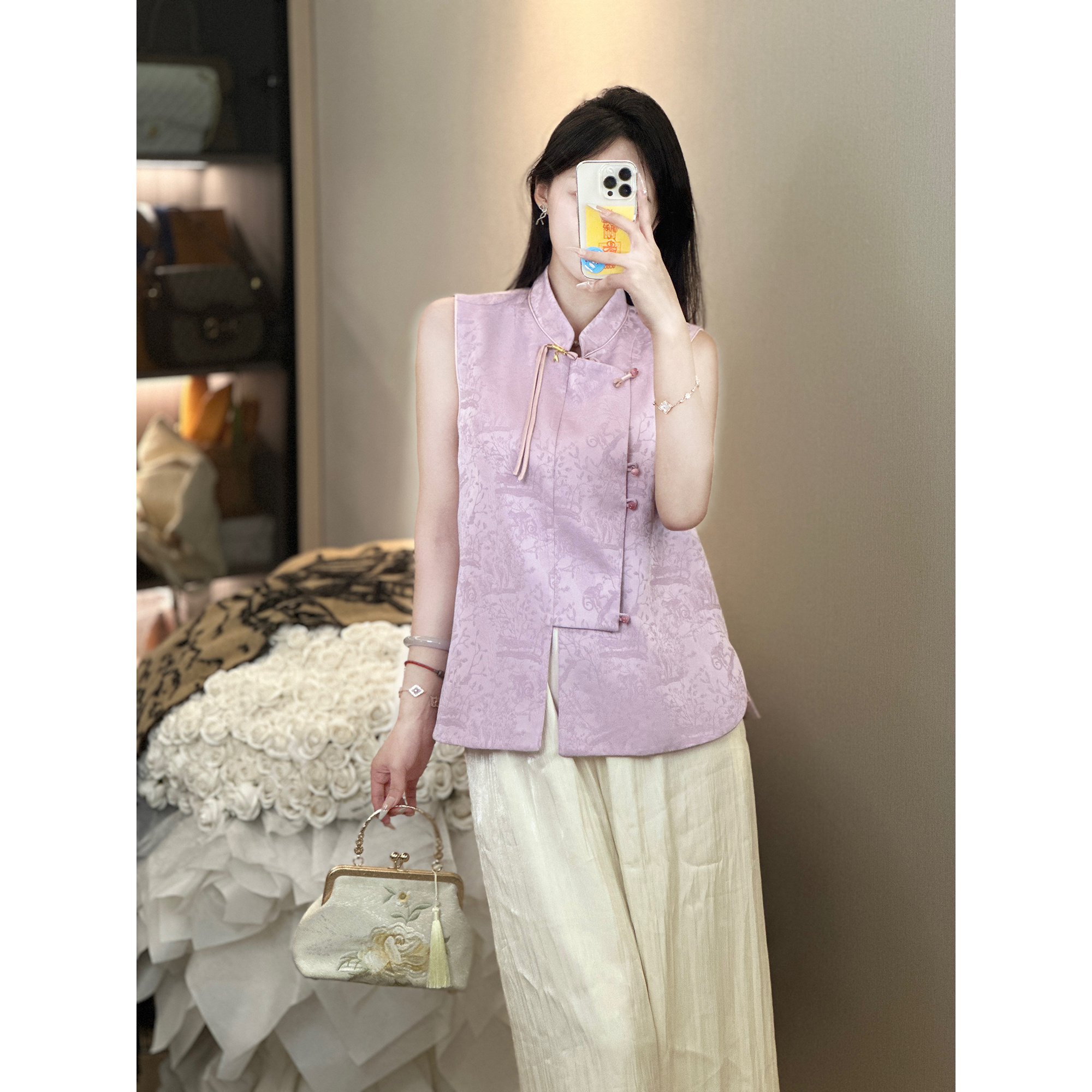 【宠粉专场】紫色新中式马甲外套DYZY-24037147