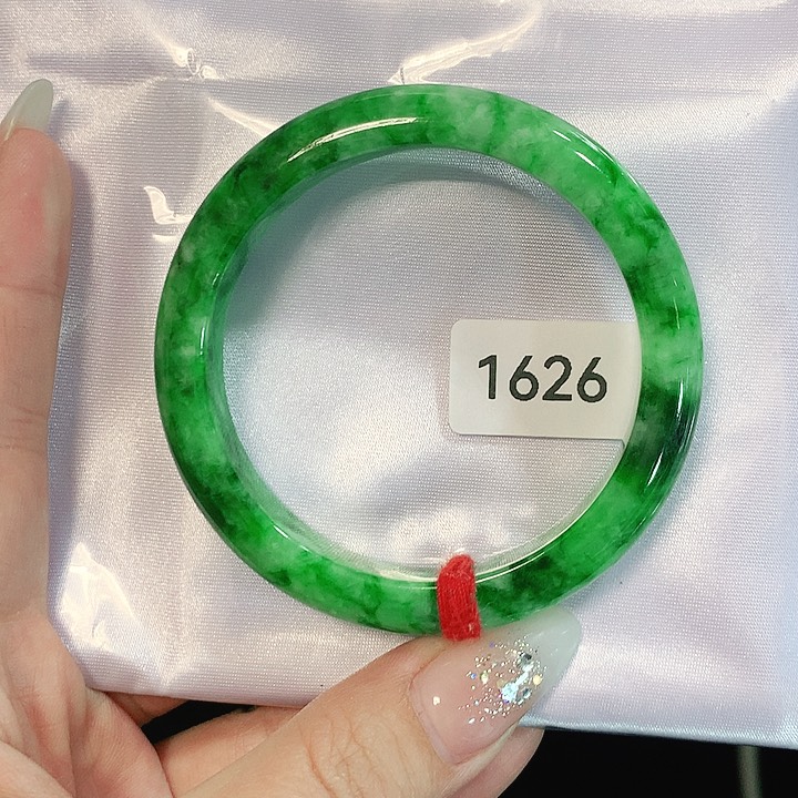 翡翠手镯未镶嵌天然翡翠手镯53