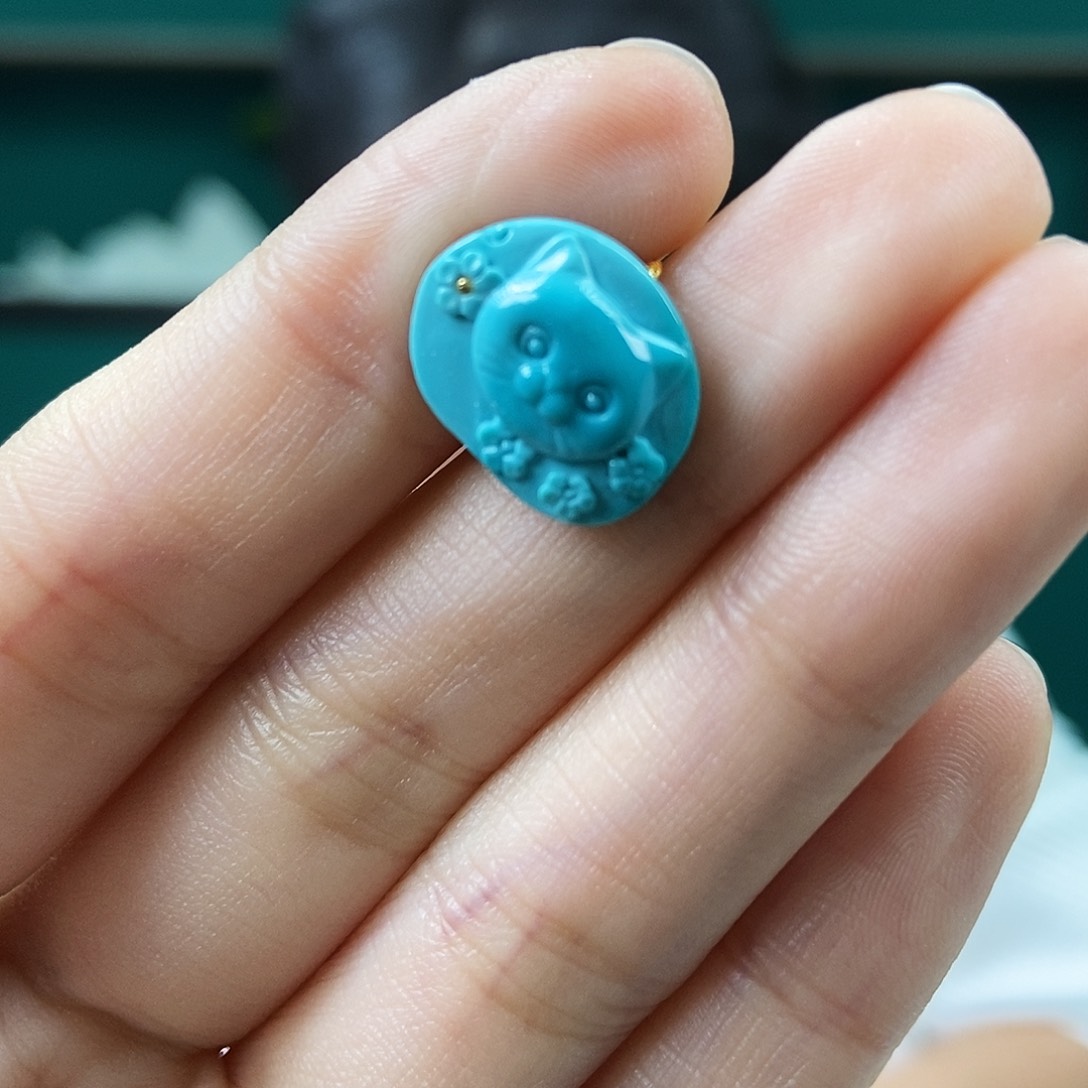 未镶嵌绿松石珠宝奇石