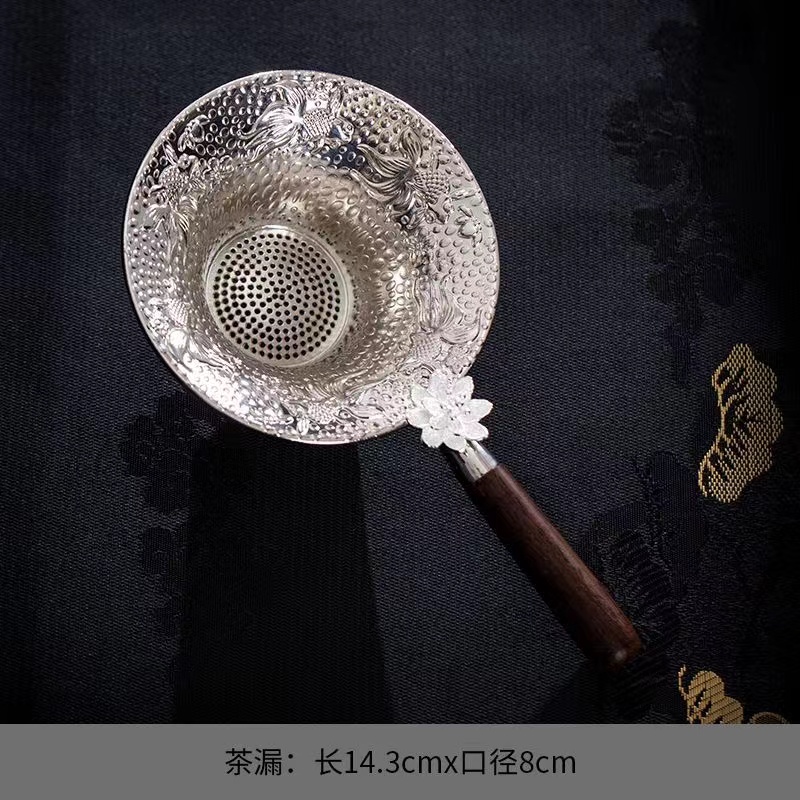 茶漏茶道配件金属莲花茶滤茶叶过滤网合金茶隔