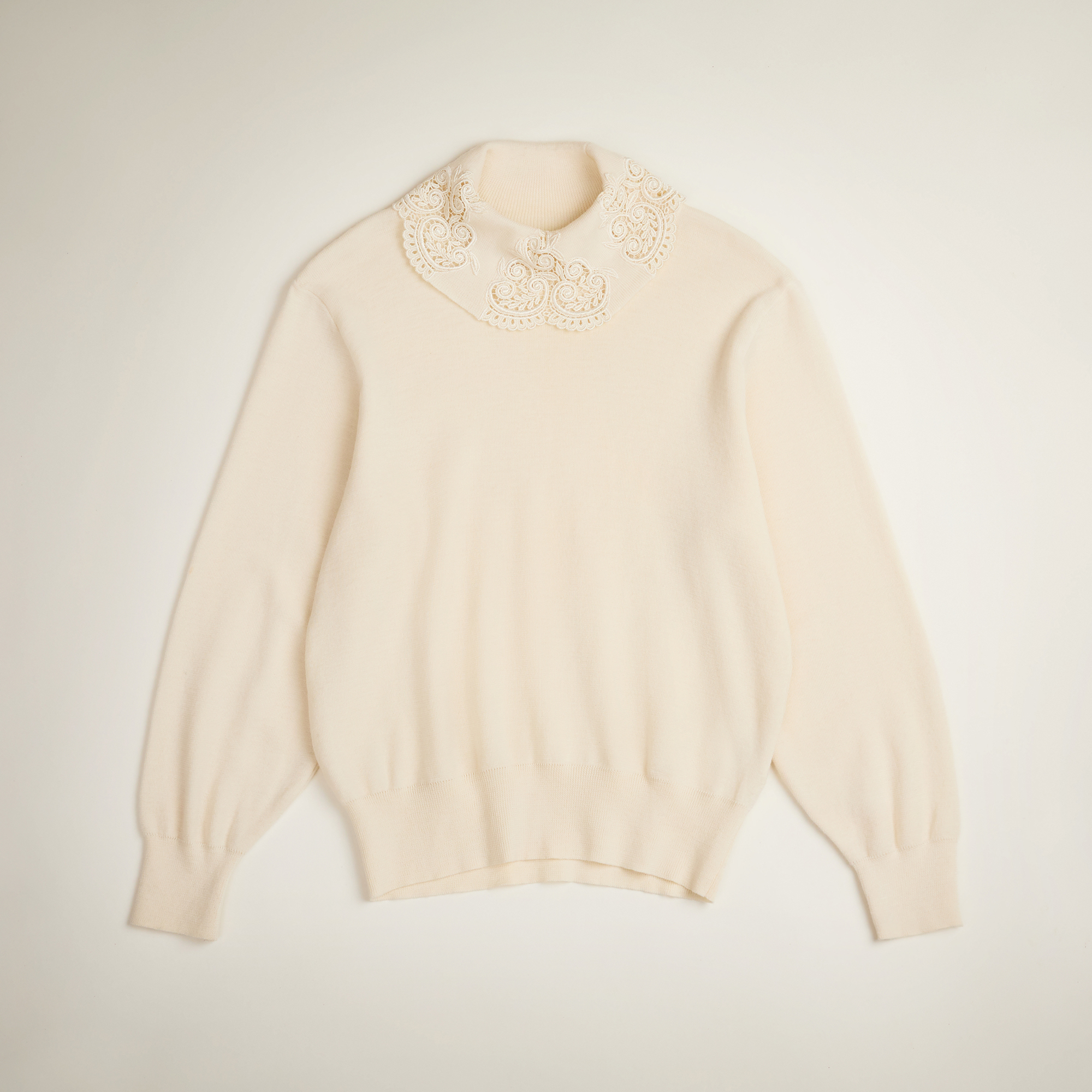 COLArGES“ 25秋冬新款蕾丝高领秋冬季高领毛衣内搭针织套衫