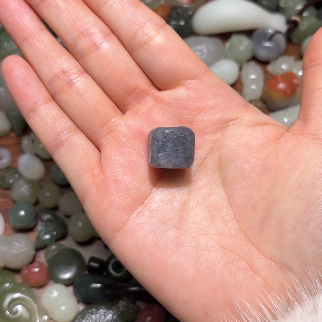 和田玉珠宝半成品未镶嵌D*