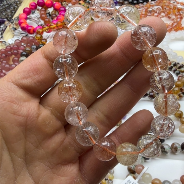 云***雪水晶未镶嵌手链天然