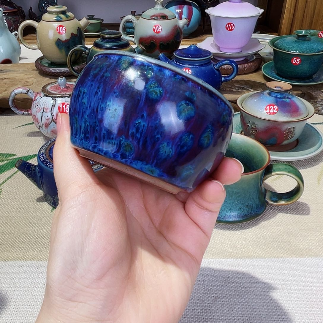 壶禹州钧瓷艺术作品