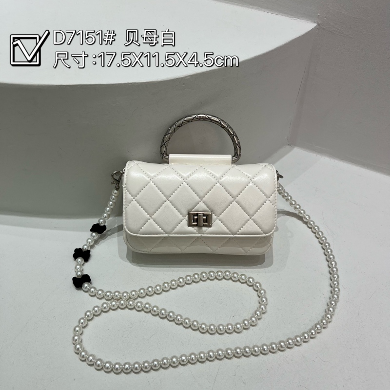 【特特甄选】ZT-D7151-贝母白休闲时尚百搭女士复古韩版女包