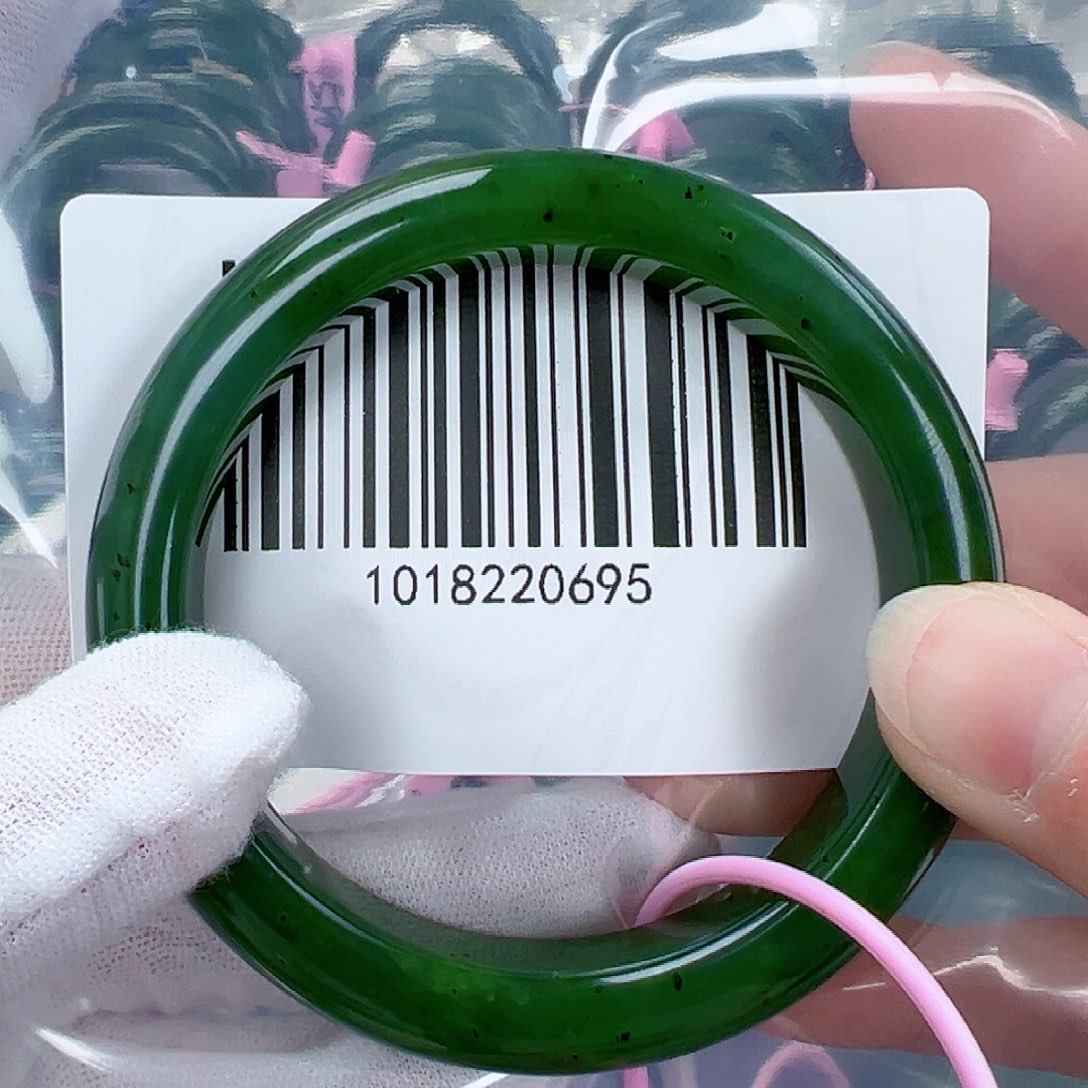 和田玉（碧玉）串珠未镶嵌58