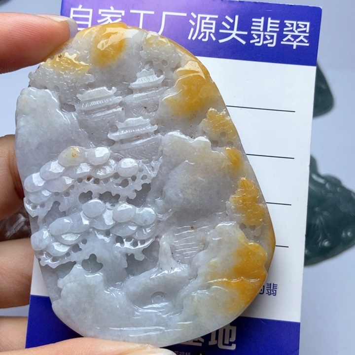 翡翠颈饰未镶嵌翡翠