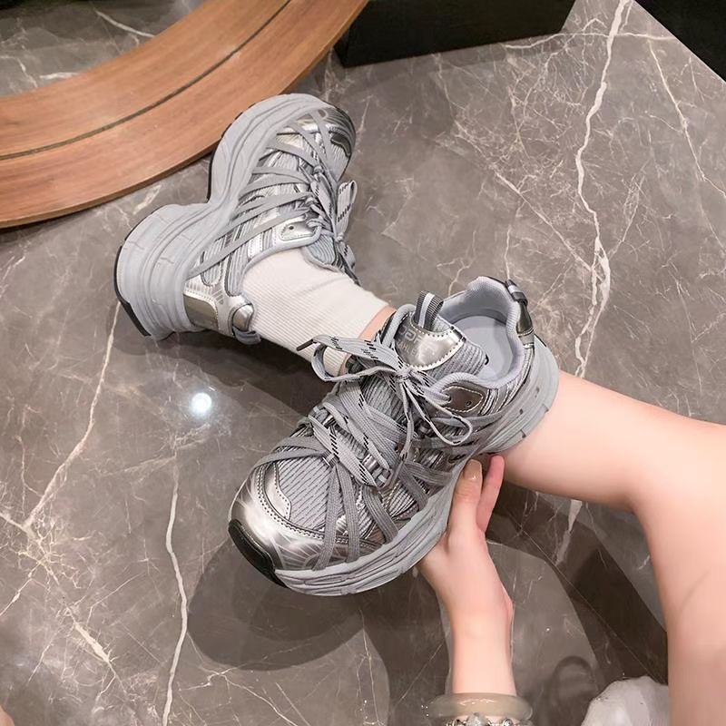 新款时尚韩版厚底老爹鞋休闲鞋8053