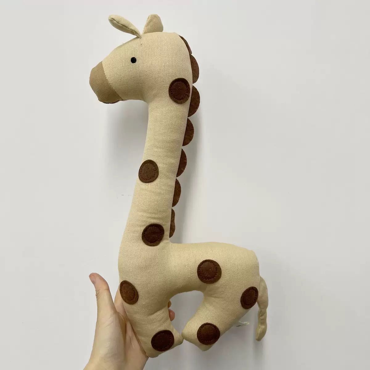 北欧风棉布玩偶狮子浣熊小鹿造型房装饰玩具