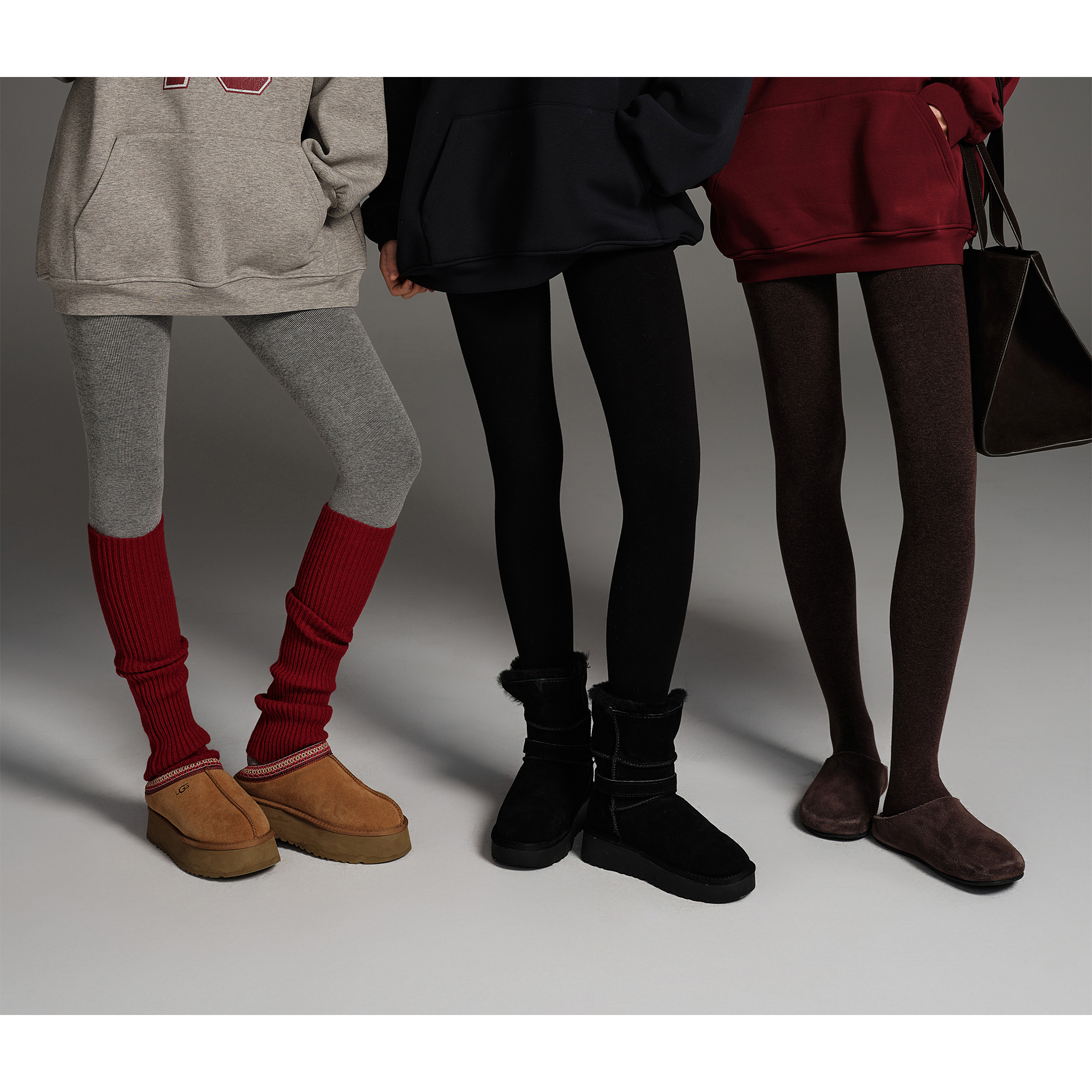 周淼 荃棉780针高支高密压力瘦腿加绒连脚打底袜裤女ZM25W8855Z