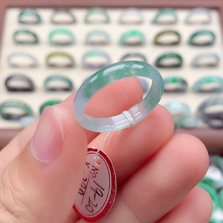 翡翠戒指未镶嵌19-20号