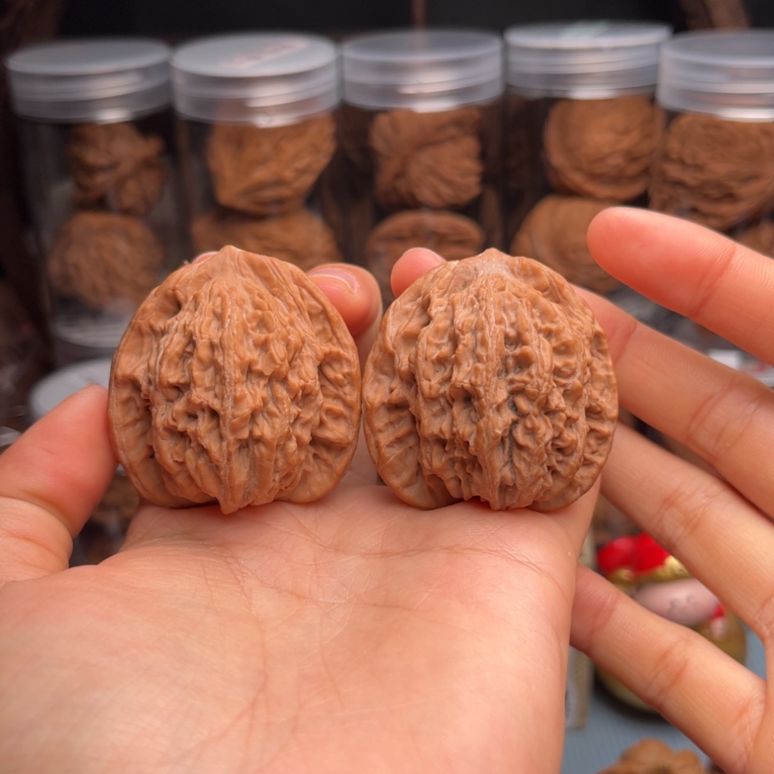 把件文玩核桃麦穗虎头堂上虎 山地 无药 全品42