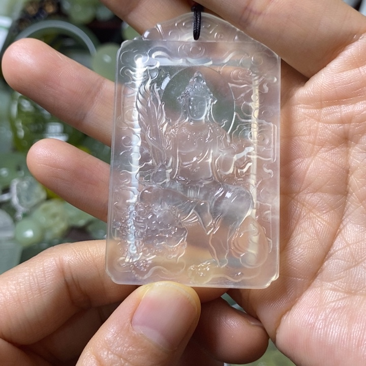 岫玉岫玉挂件未镶嵌肥**头