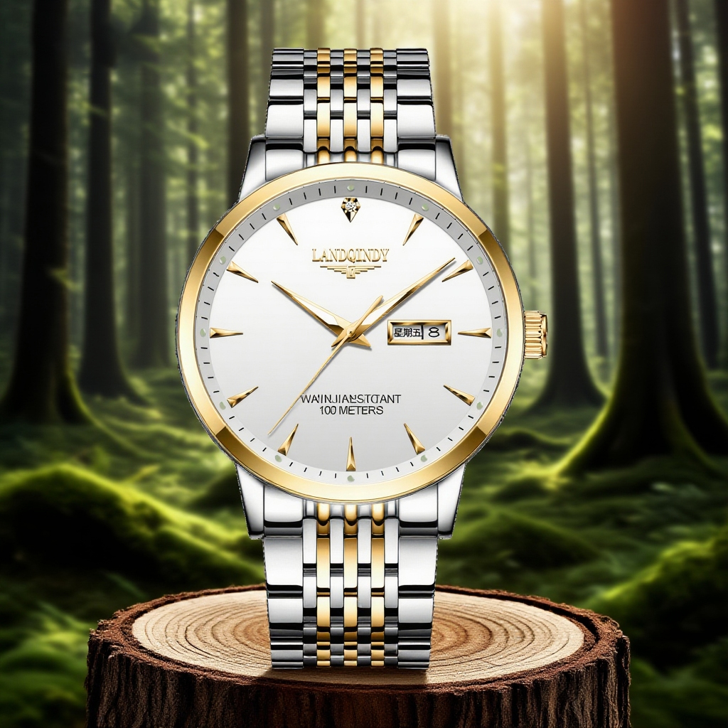 LANDQINDY正品-奢华男全自动手表防水高端腕表商品图