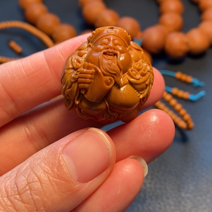 橄榄核手串/手链呀*哈财神单子