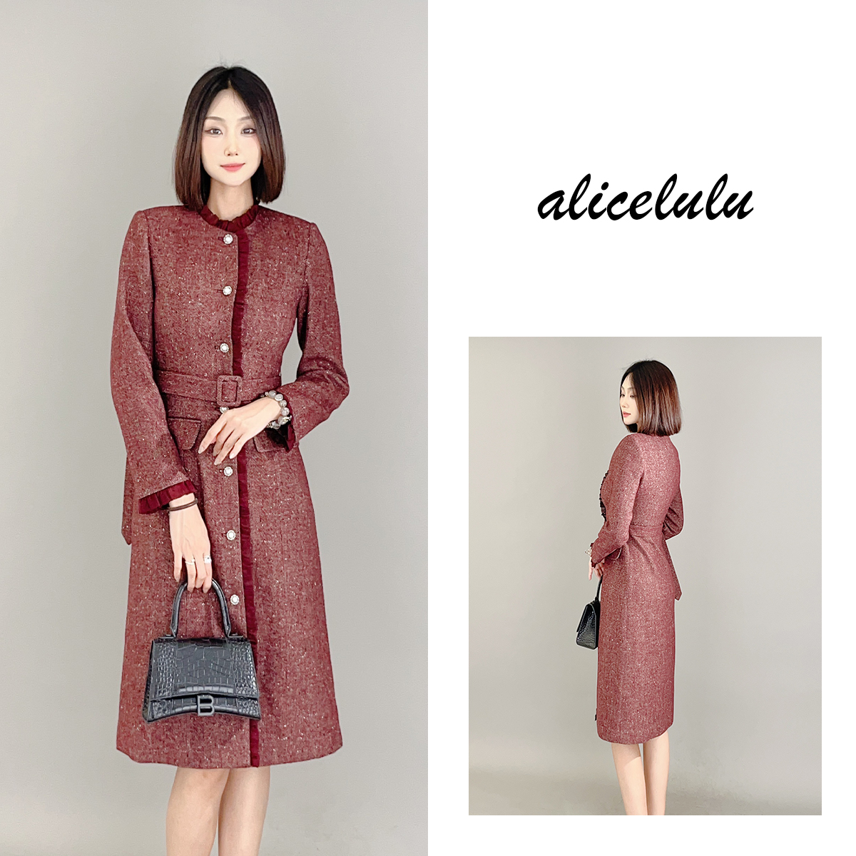 5 alicelulu“礼宴战袍”外套浪漫花边闪耀璀璨S1034497W