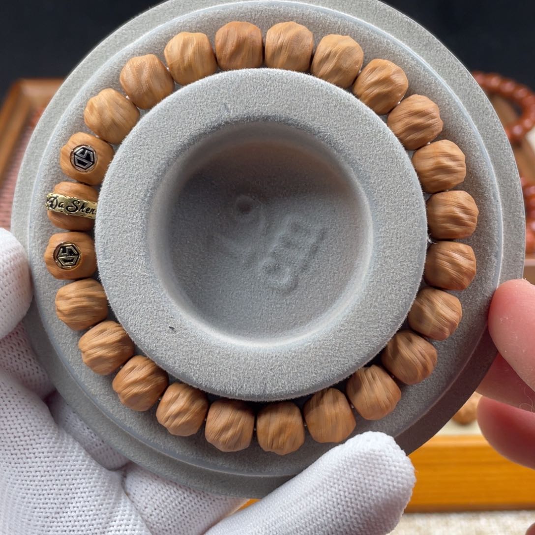 猴头核桃手串3标款鬼印全品无瑕