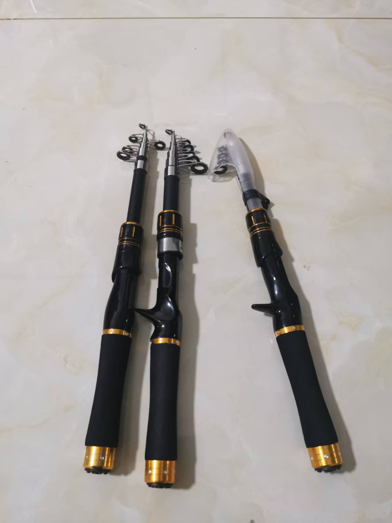 迷你伸缩小路亚竿