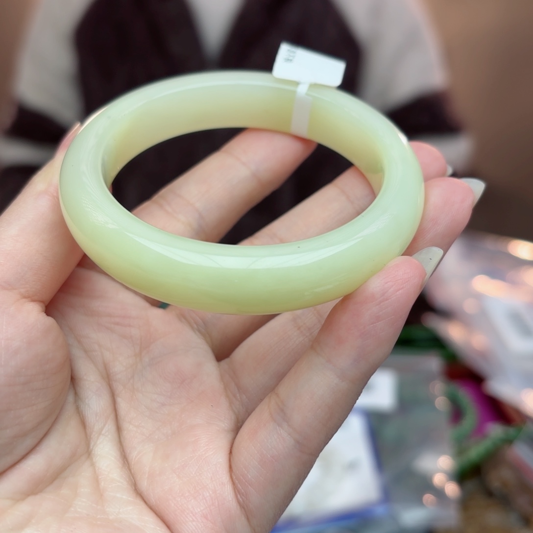 和田玉手镯55未镶嵌