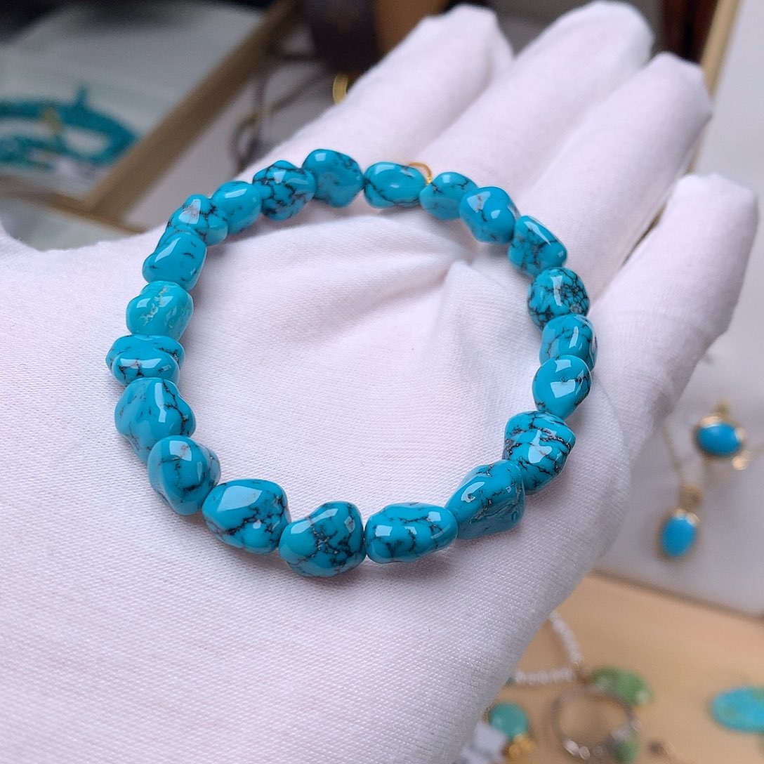 绿松石珠宝奇石未镶嵌